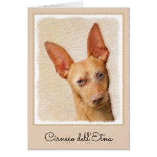 Cirneco dell’Etna Painting - Cute Original Dog Art
