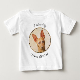 Cirneco dell’Etna Painting - Cute Original Dog Art Baby T-Shirt