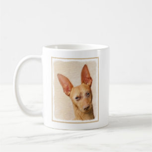 Cirneco dell’Etna Painting - Cute Original Dog Art Coffee Mug