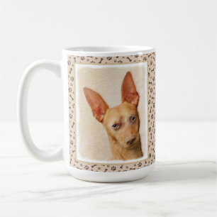 Cirneco dell’Etna Painting - Cute Original Dog Art Coffee Mug