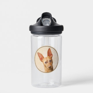 Cirneco dell’Etna Painting - Cute Original Dog Art Water Bottle