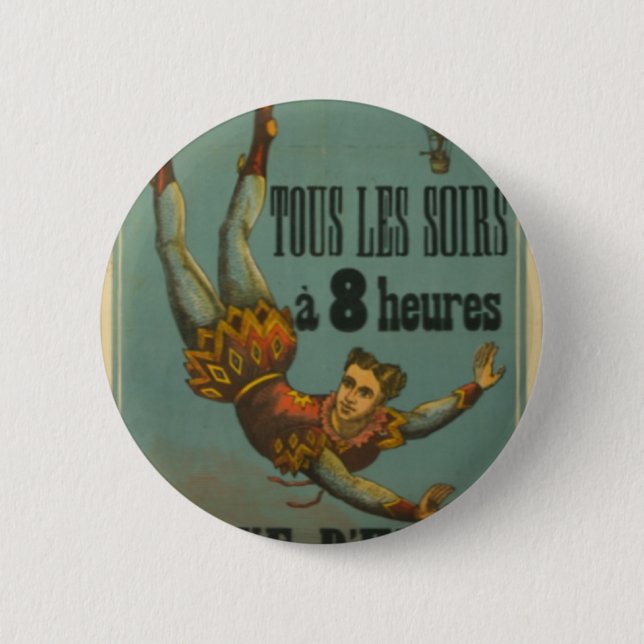 Cirque D'Hiver 6 Cm Round Badge (Front)