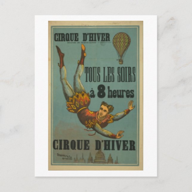 Cirque D'Hiver Postcard (Front)
