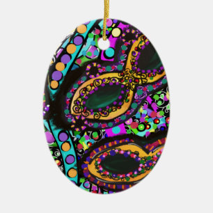 Cirque du Art Ceramic Tree Decoration