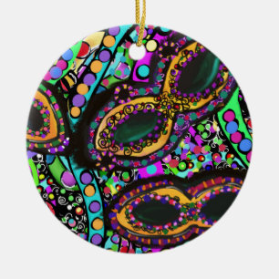 Cirque du Art Ceramic Tree Decoration