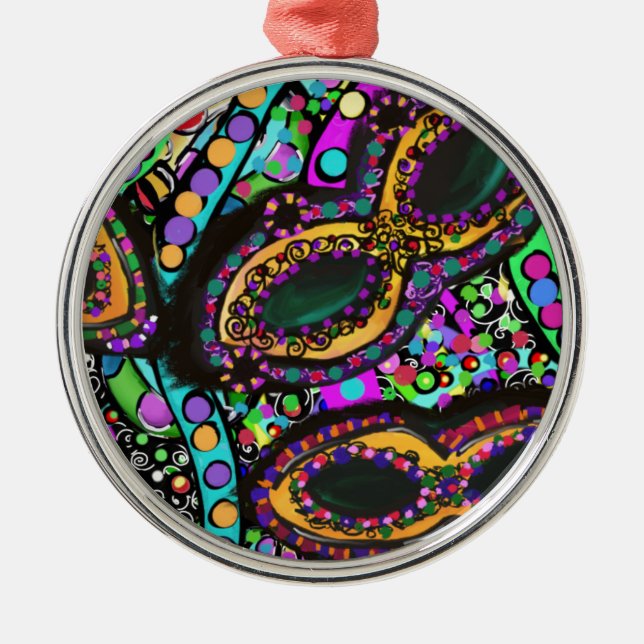 Cirque du Art Metal Tree Decoration (Front)