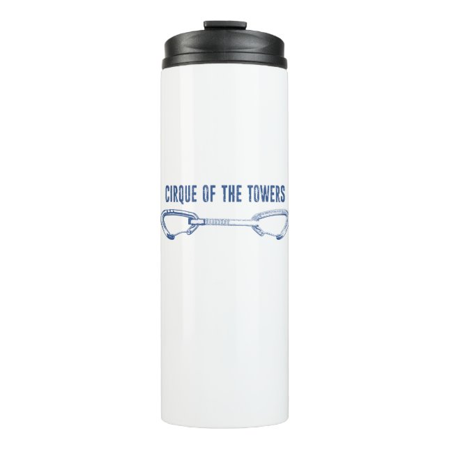 Cirque Of The Towers Climbing Quickdraw Thermal Tumbler (Front)