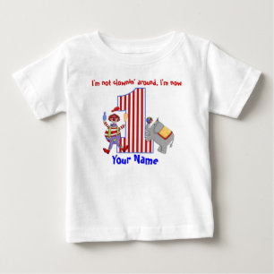 Cirus Clown 1st Birthday Shirt