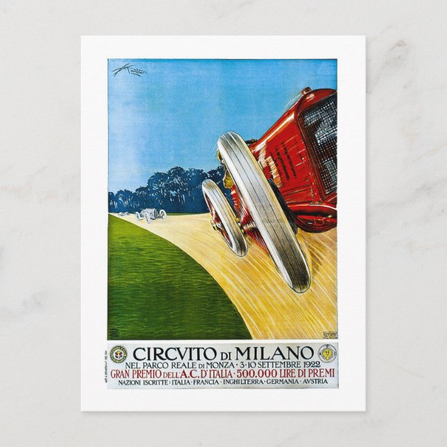 Cirvito De Milano 1922 Postcard (Front)