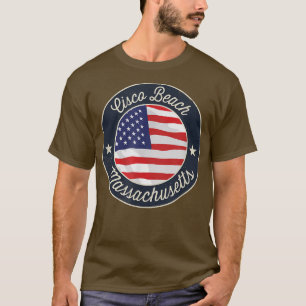 Cisco Beach - Patriotic Massachusetts Souvenir T-S T-Shirt