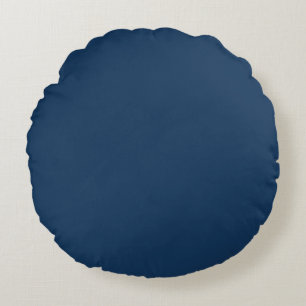 Cisco Blue Round Throw Pillow