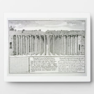 Cistern beneath the Hippodrome, Constantinople, Tu Plaque