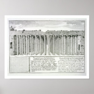 Cistern beneath the Hippodrome, Constantinople, Tu Poster