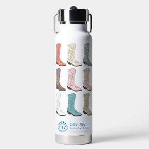 CISV Austin Boots Thor Copper Vacuum Insulated Water Bottle