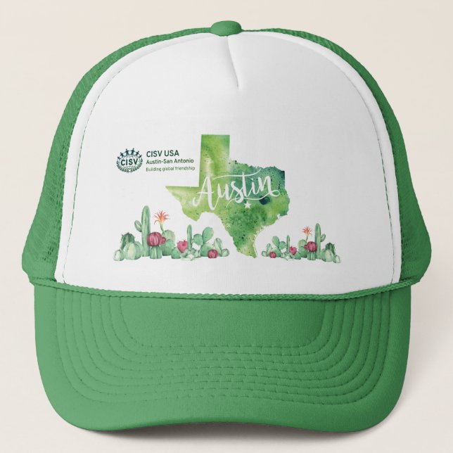 CISV Austin Environment and Sustainability  Trucker Hat (Front)