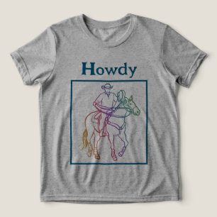 CISV Austin Howdy Cowboy Kid's Tri-Blend Shirt