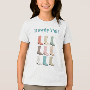 CISV Austin Howdy Kid's (Boys/Girls)  Tri-Blend Shirt