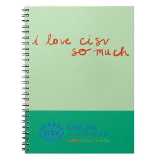 CISV Austin "I love CISV so much."  Notebook