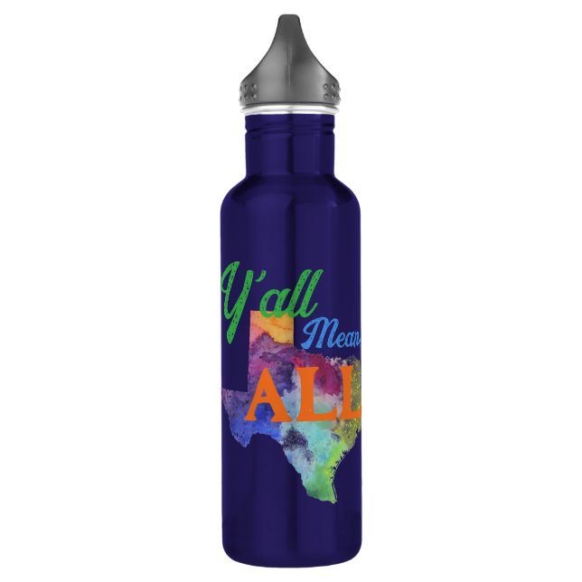 CISV Austin "Y'all Means All"  710 Ml Water Bottle (Left)