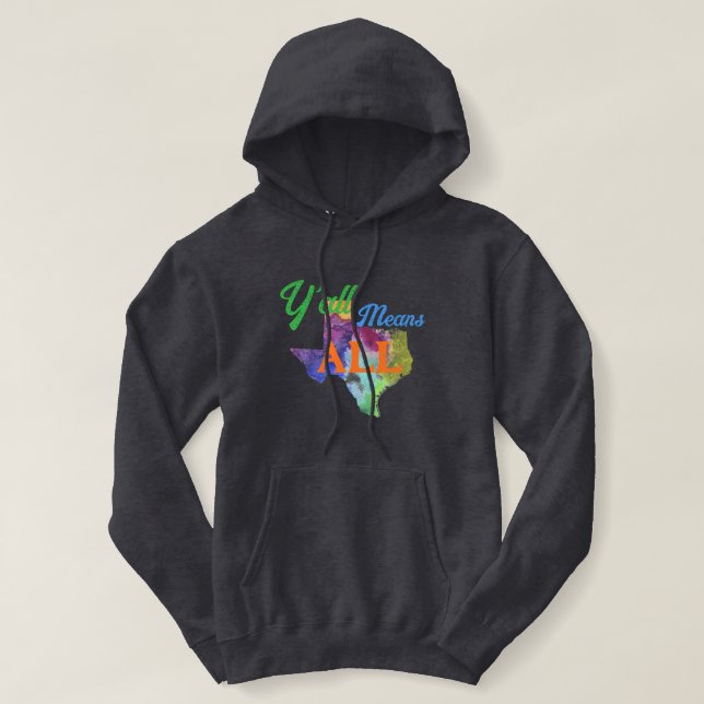 CISV Austin "Y'all Means All" Women's  Hoodie (Design Front)