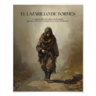 Cita de "El Lazarillo de Tormes" Photo Print