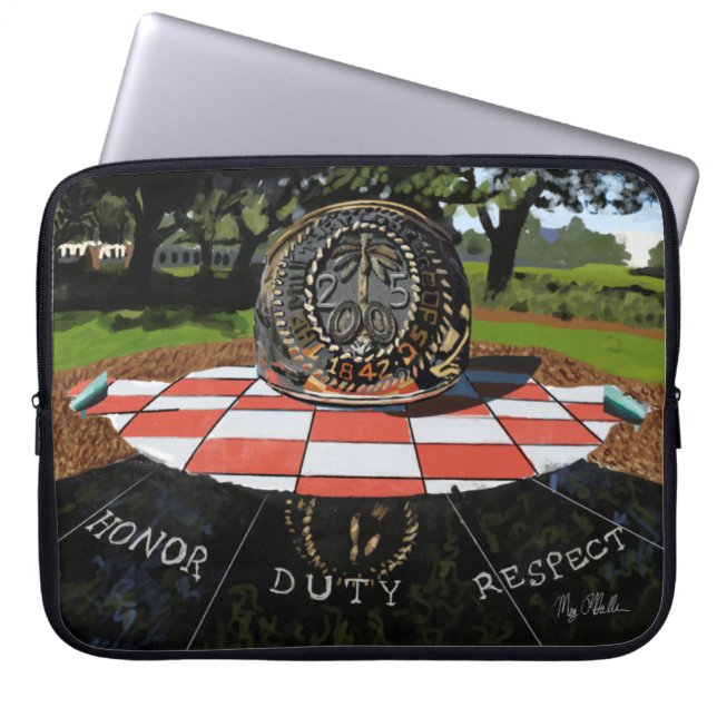 Citadel '25 Ring Statue Laptop Sleeve (Front)