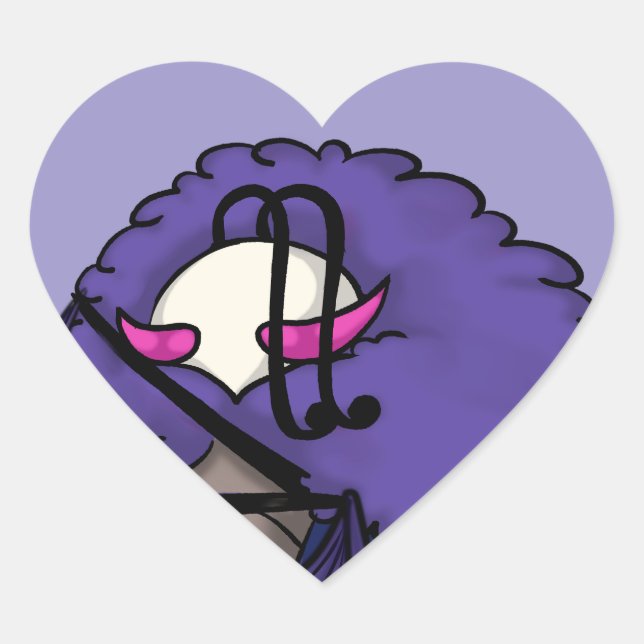 Citadel Drama King 2 Heart Sticker (Front)