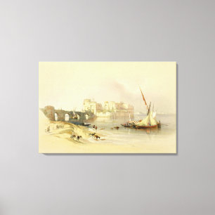 Citadel of Sidon, April 28th 1839, plate 76 from V Canvas Print