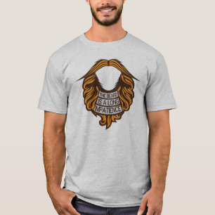 citation barbe beard impatience humour long mousta T-Shirt