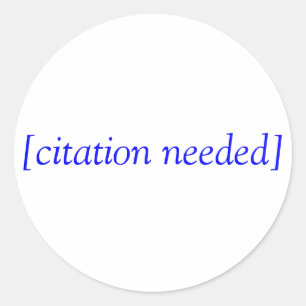 [citation needed] classic round sticker