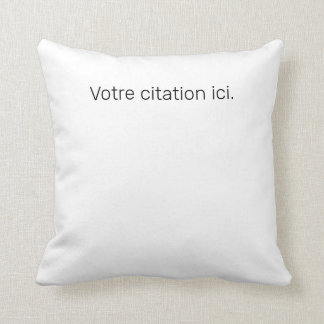 Citation Square Cushion