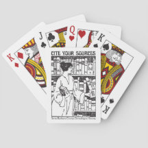 Cite Your Sources Playing Cards