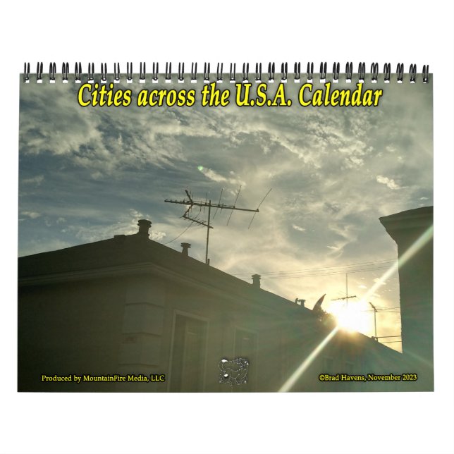 Cities across the USA Calendar (Cover)