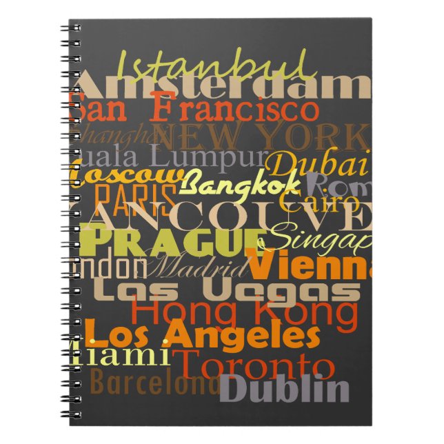 Cities Around the World Notebook (Front)