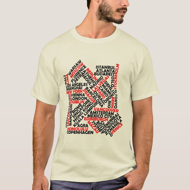 Cities Around the World T-Shirt (Front)