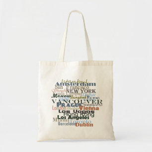 Cities Around the World Tote Bag