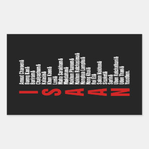 Cities of Isaan, Thailand Rectangular Sticker