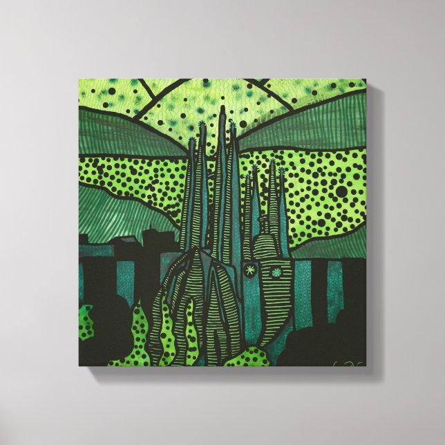 Cities of the World - Barcelona Canvas Print (Front)