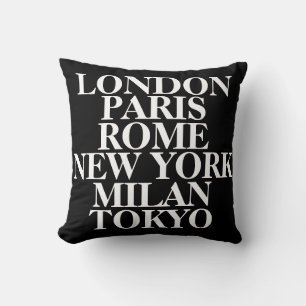 Cities of the World Cushion