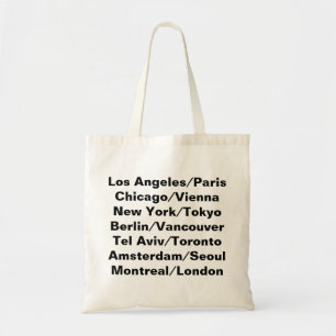 Cities Tote Bag