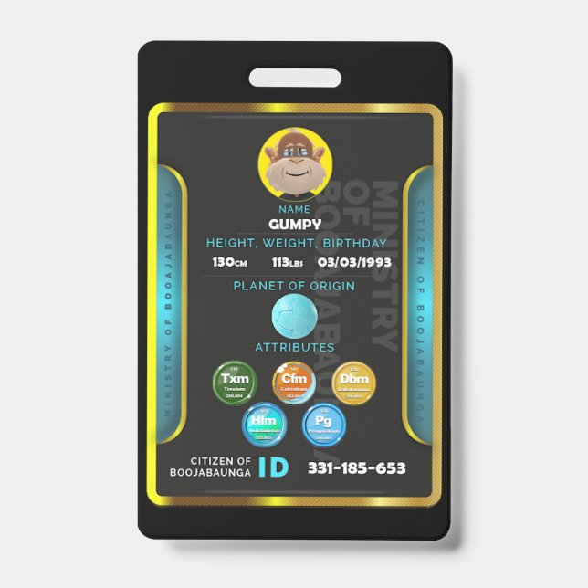 Citizen badge  ID badge (Front)