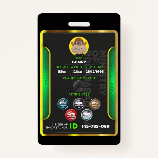 Citizen badge  ID badge (Front)