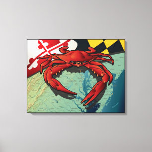 Citizen Crab of Maryland Canvas Print