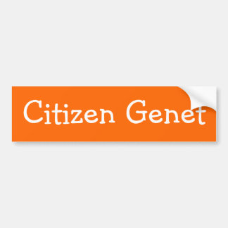 Citizen Genet Bumper Sticker