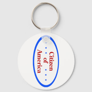 Citizen of America  Key Ring