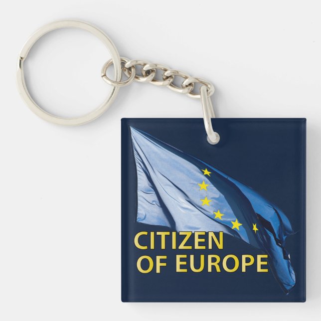 Citizen of Europe Key Ring (Front)