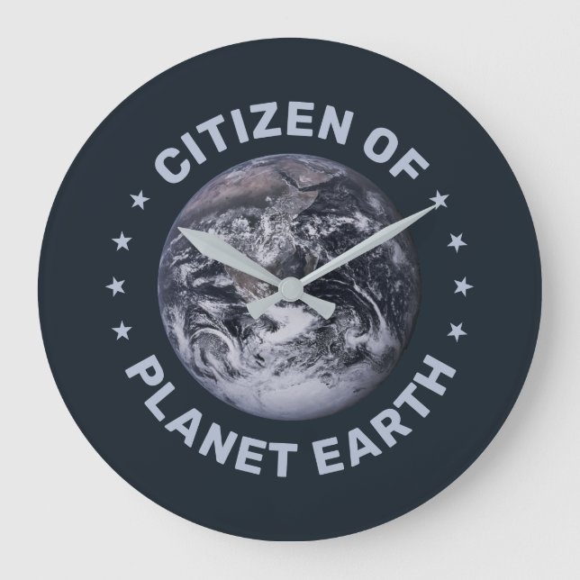 Citizen of Planet Earth Clock (Front)