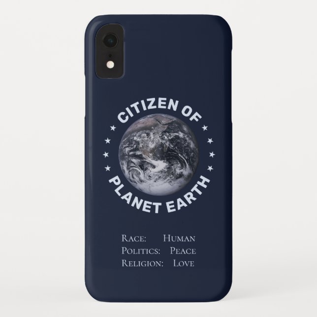 Citizen of Planet Earth iPhone Case (Back)