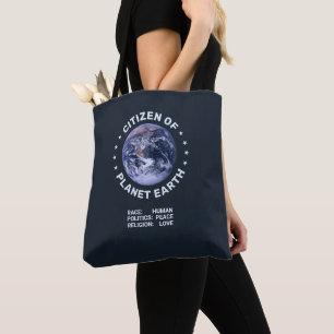 Citizen of Planet Earth Tote Bag