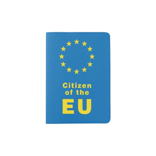 Citizen of the EU Passport cover Zazzle.co.uk